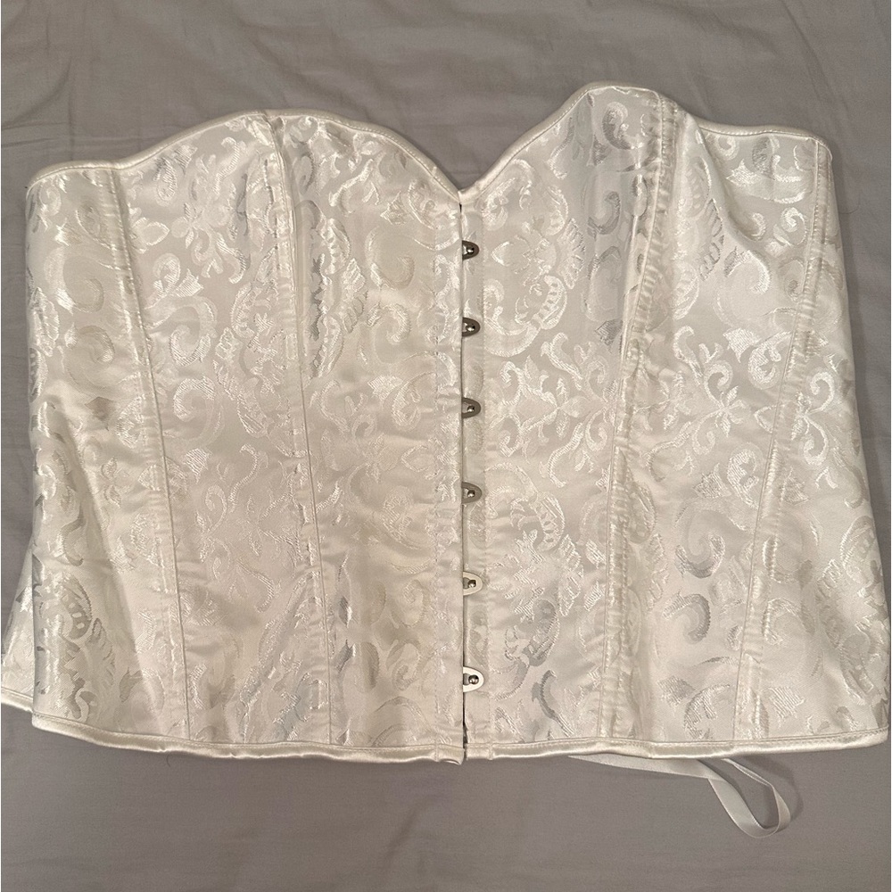 Shein - white corset
